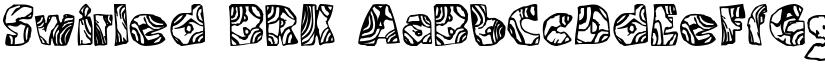 Swirled BRK font