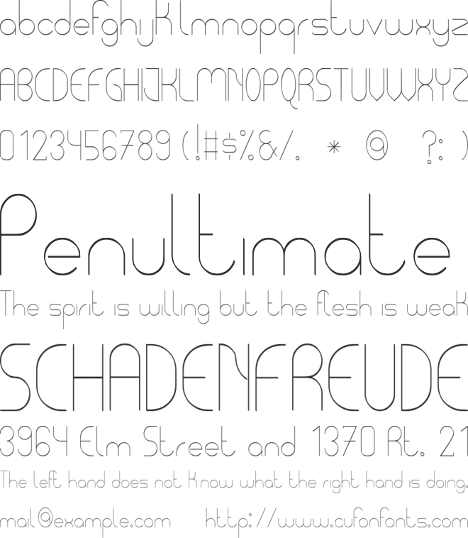Pycuaf  tfb font preview