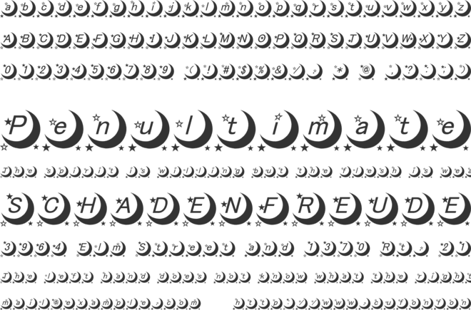 Moon Font font preview