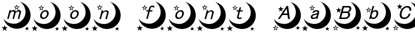 moon font font