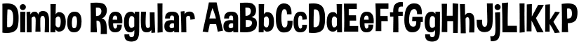 Dimbo Regular font