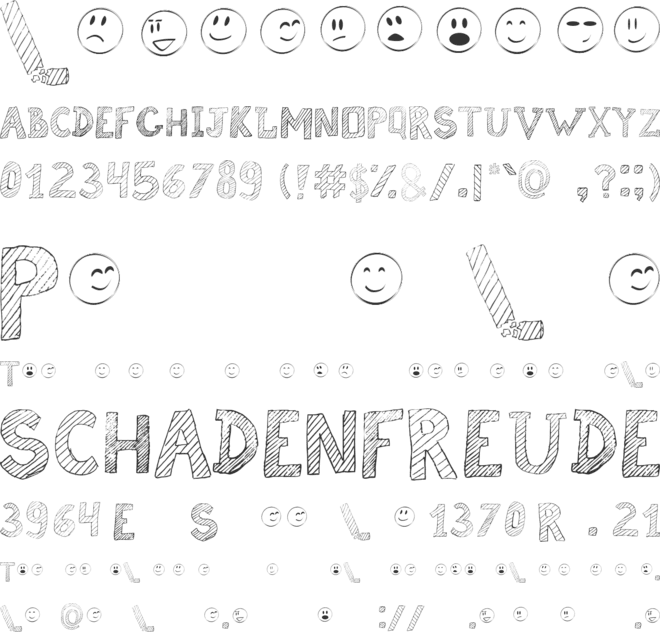 Broken Chalk font preview