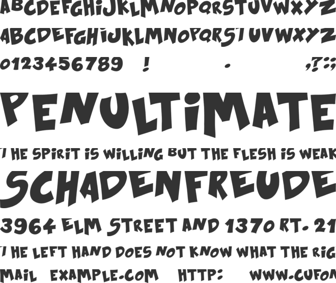 Kraash Black font preview