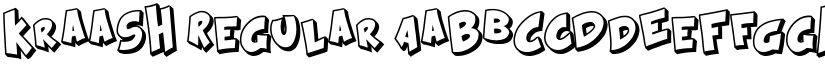 Kraash Regular font