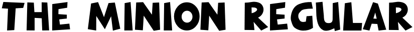 THE MINION Regular font