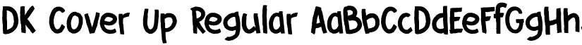 DK Cover Up Regular font