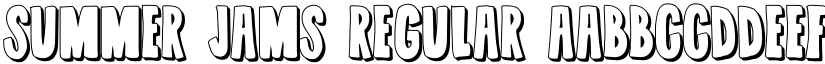 Summer Jams Regular font