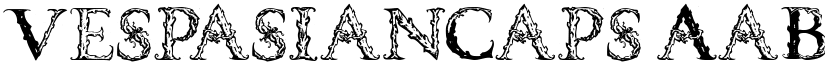VespasianCaps font