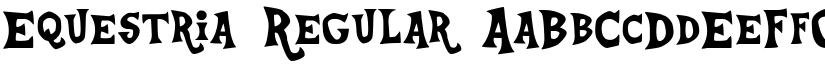 Equestria Regular font