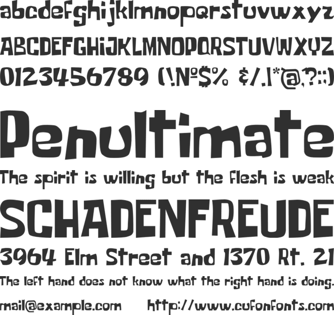 Some Time Later font preview