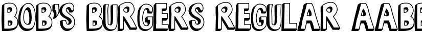 Bob's Burgers Regular font
