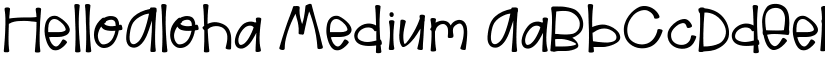 HelloAloha font download