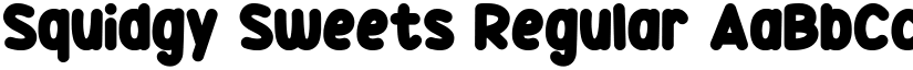 Squidgy Sweets Regular font