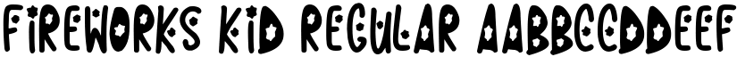 Fireworks Kid font download