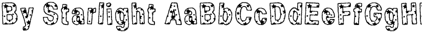 By Starlight font