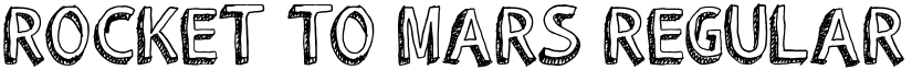ROCKET TO MARS Regular font