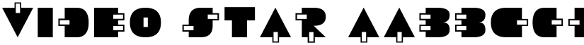 Video Star font