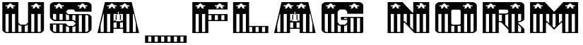 USA_Flag NormalA font