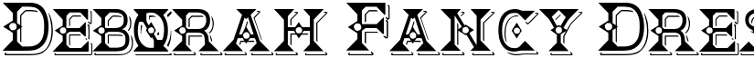 Deborah Fancy Dress font