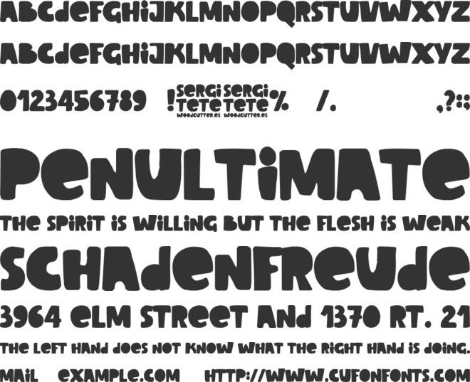 Sergi Tete font preview