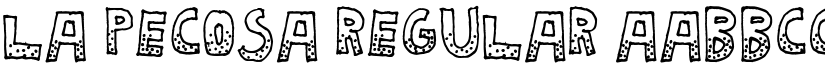 La Pecosa font download