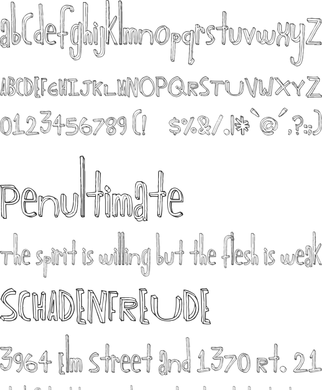 MajorChronic font preview