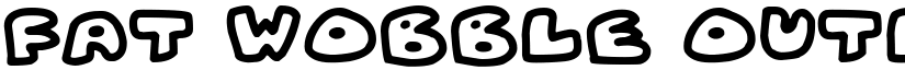 Fat Wobble Outlines font download