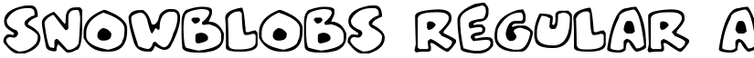 Snowblobs Regular font