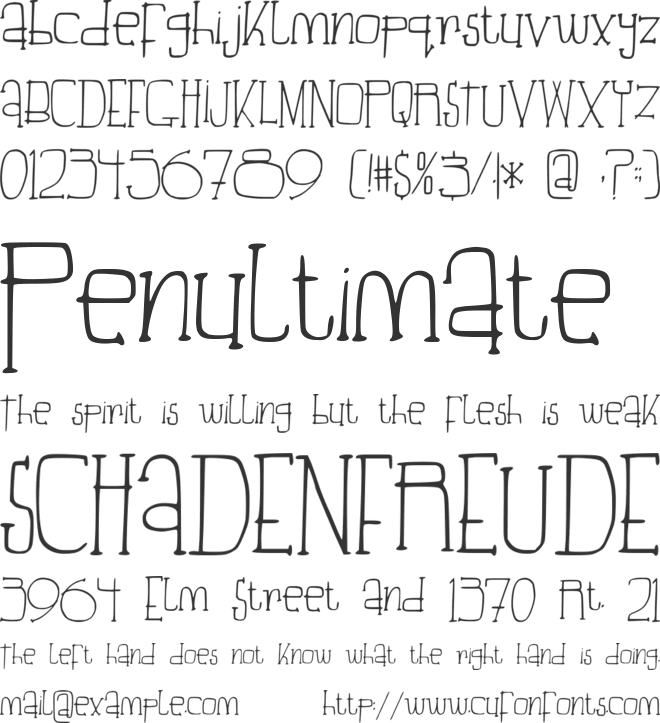 Beautiful_Aria font preview