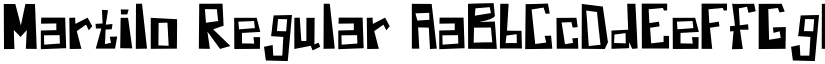 Martilo Regular font