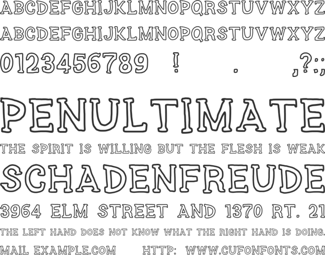 SERIES SLAB font preview