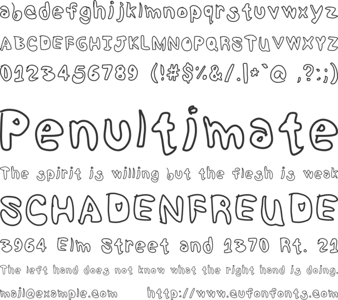 Shrimp ;) font preview