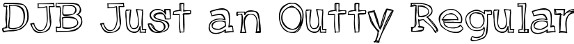 DJB Just an Outty font download
