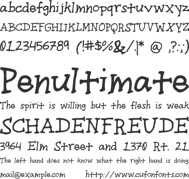 getdown font preview