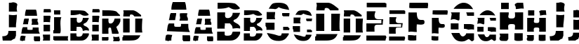 Jailbird font
