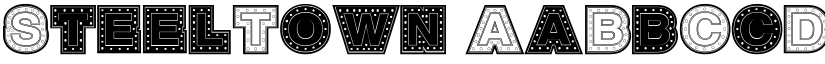 SteelTown font