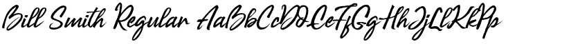 Bill Smith Regular font