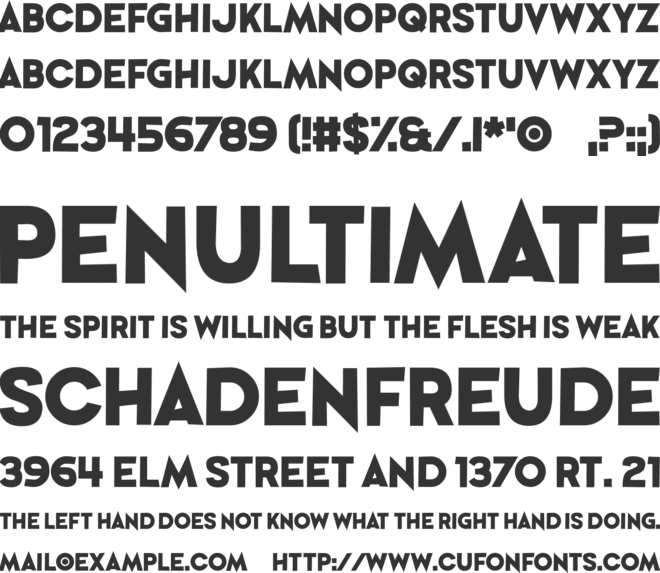 Perfectly Together font preview