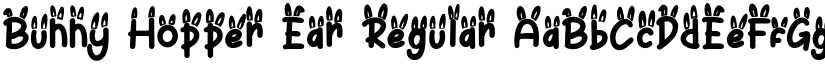 Bunny Hopper Ear Regular font