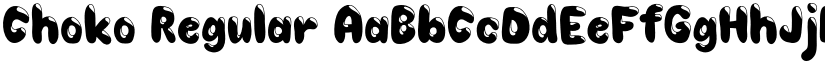 Choko Regular font