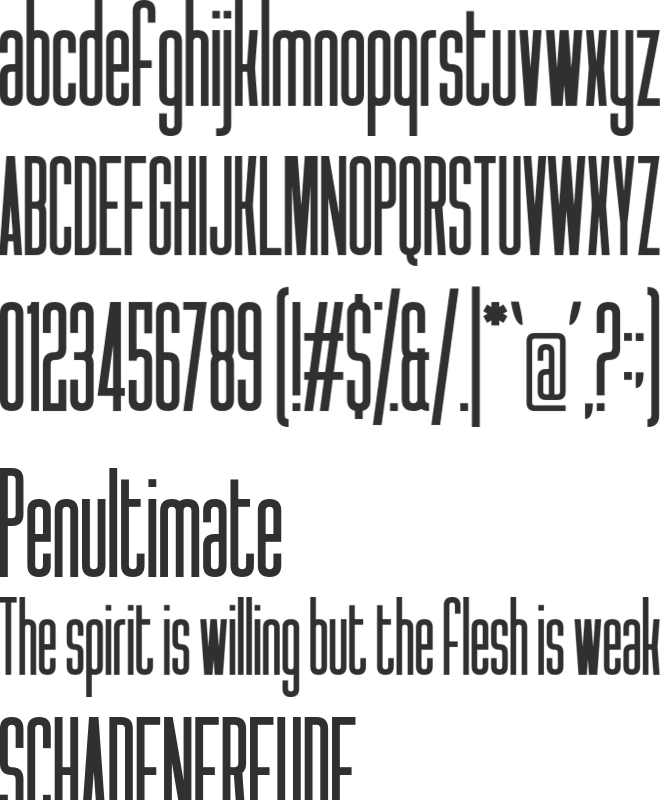 See You At The Movies 2: Revenge & Retribution font preview