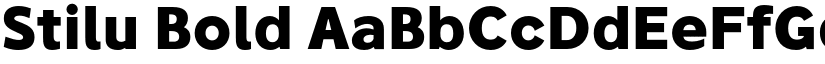 Stilu Bold font