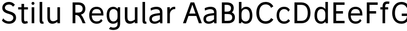 Stilu Regular font