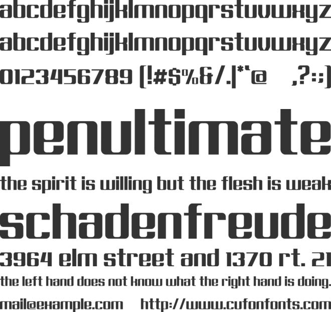 Exellent font preview