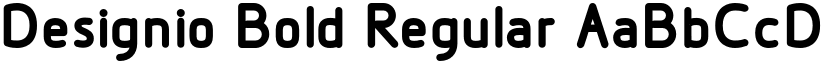 Designio Bold Regular font