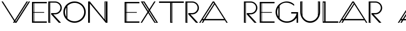 Veron Extra Regular font