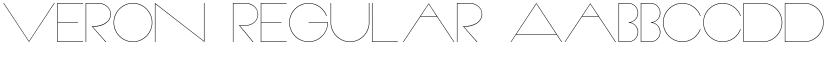 Veron Regular font