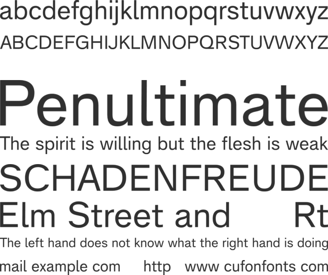 Analogue Reduced font preview