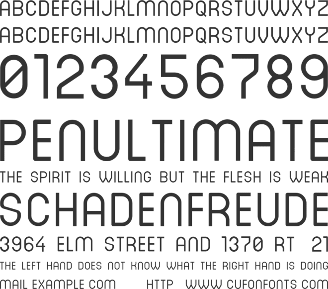 DINASTI font preview