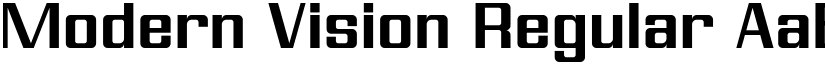 Modern Vision Regular font